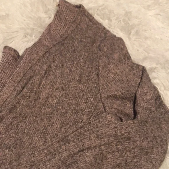 Long Sleeve Brushed Pink Cozy Open Cardigan Size Small - Picture 4 of 7